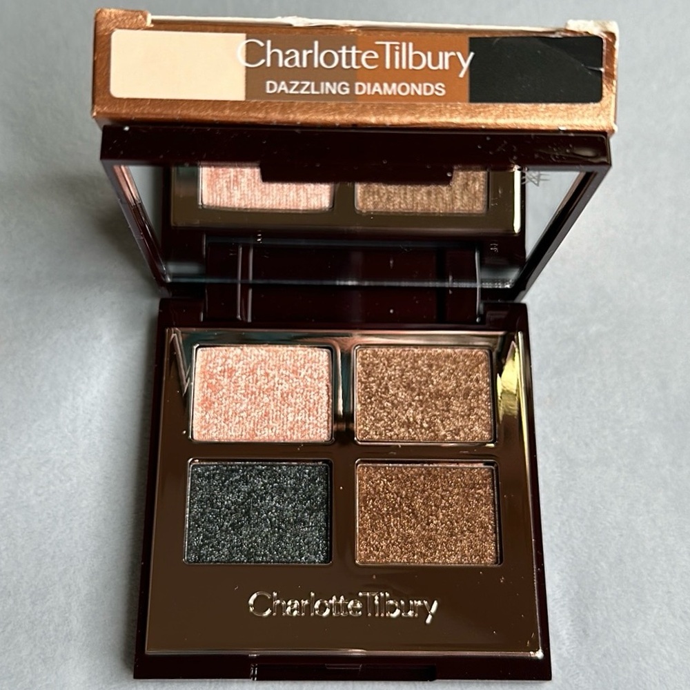 🎨 CHARLOTTE TILBURY | LUXURY PALETTE OF POPS
‘DAZZLING DIAMONDS’ EYESHADOW QUAD